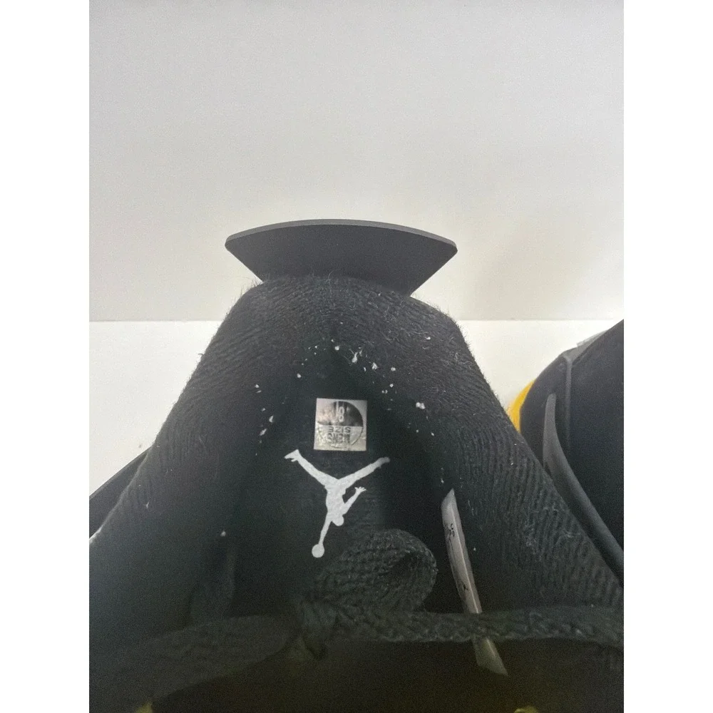 Jordan 4 Retro Thunder Black Tour Yellow Mens Basketball Shoes DH6927-017 US 8